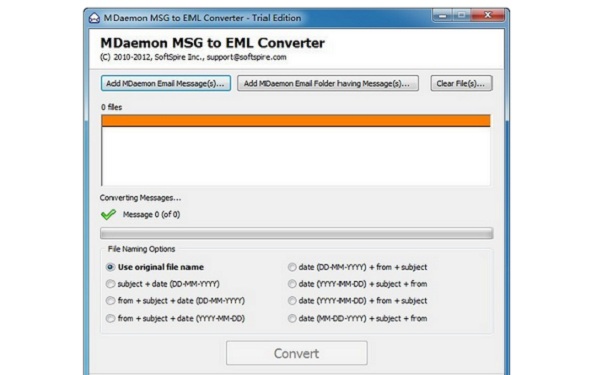 MDaemon MSG to EML Converter截图