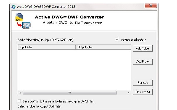 AutoDWG DWG2DWF Converter截图